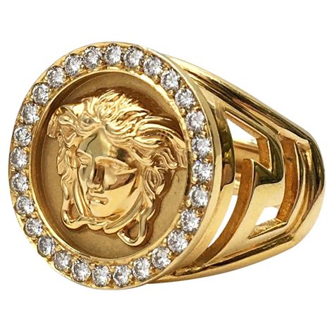 versace ring heren goud|men's versace rings.